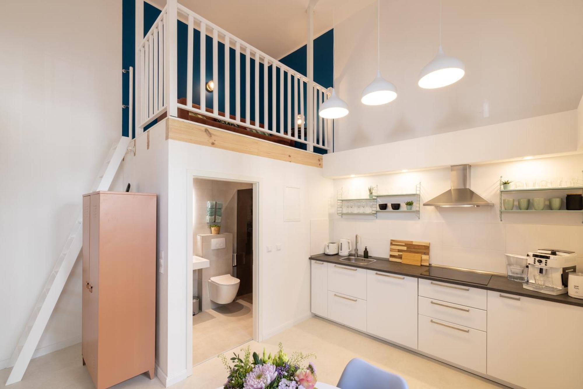 Great 1-Room Loft Berlin Bagian luar foto